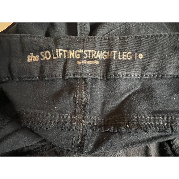 Chico's The So Lifting Straight Leg Black Jeans Size 0 (US4) Regular - Picture 8 of 10